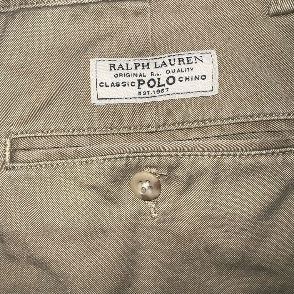 Polo Ralph Lauren Men’s Khaki Cotton Prospect Shorts Size 31 - Picture 5 of 8